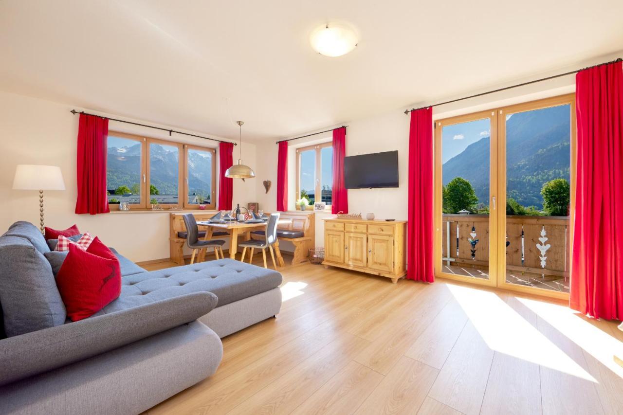 Ferienwohnung Wetterstein Garmisch-Partenkirchen Ngoại thất bức ảnh