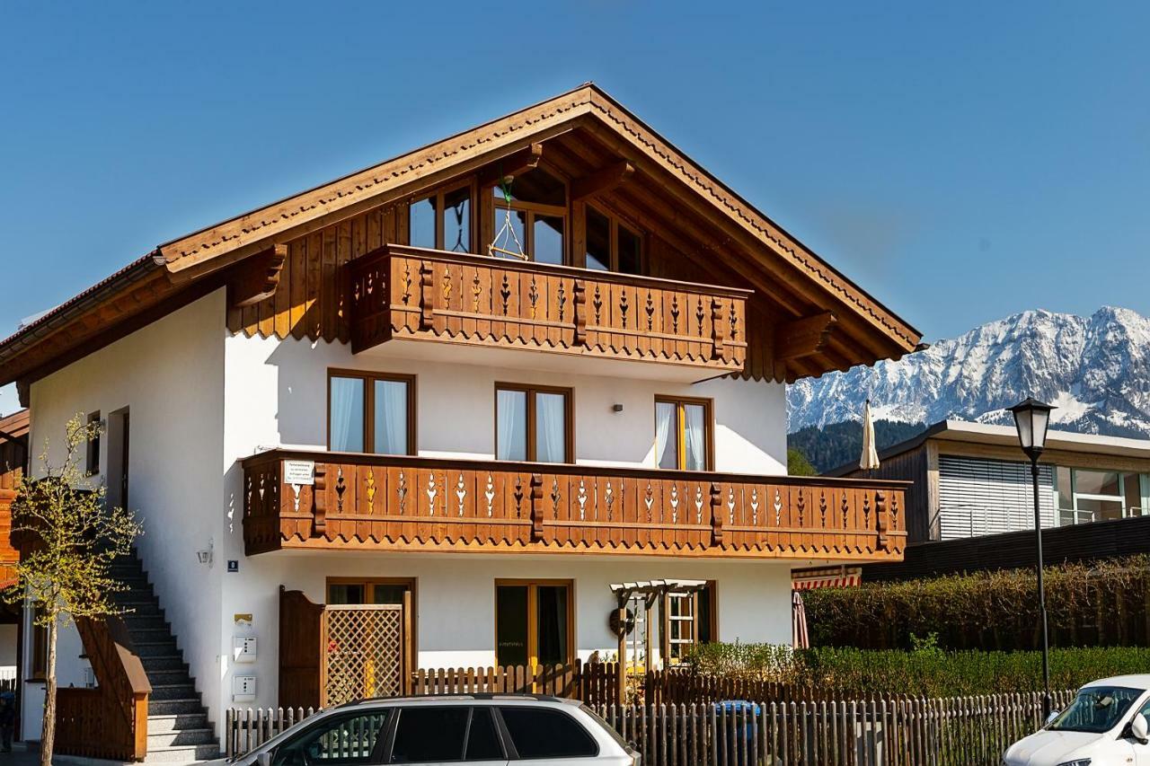 Ferienwohnung Wetterstein Garmisch-Partenkirchen Ngoại thất bức ảnh